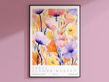 Texas Flower Market Poster