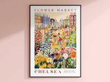 Chelsea Flower Market Poster