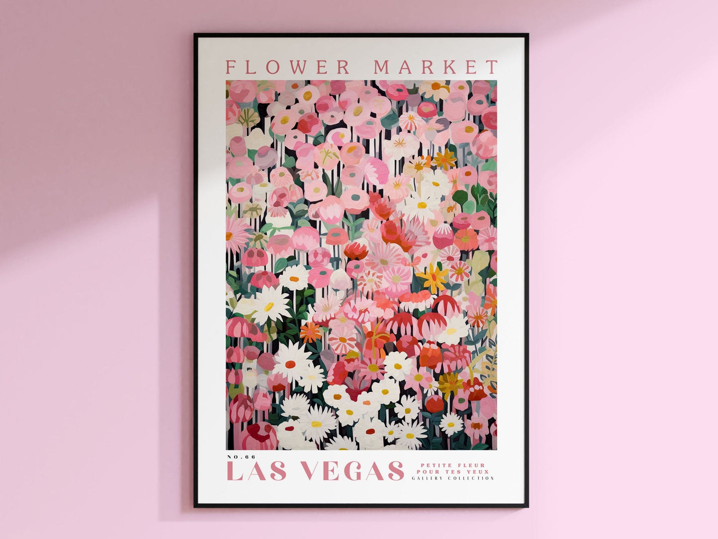 Las Vegas Flower Market Poster