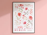 Dublin Flower Market Poster