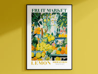 Citronfrugtmarkedsplakat