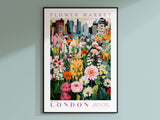 London Flower Market Poster