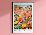 Dublin Flower Market plakat