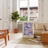 Alabama Flower Art Print