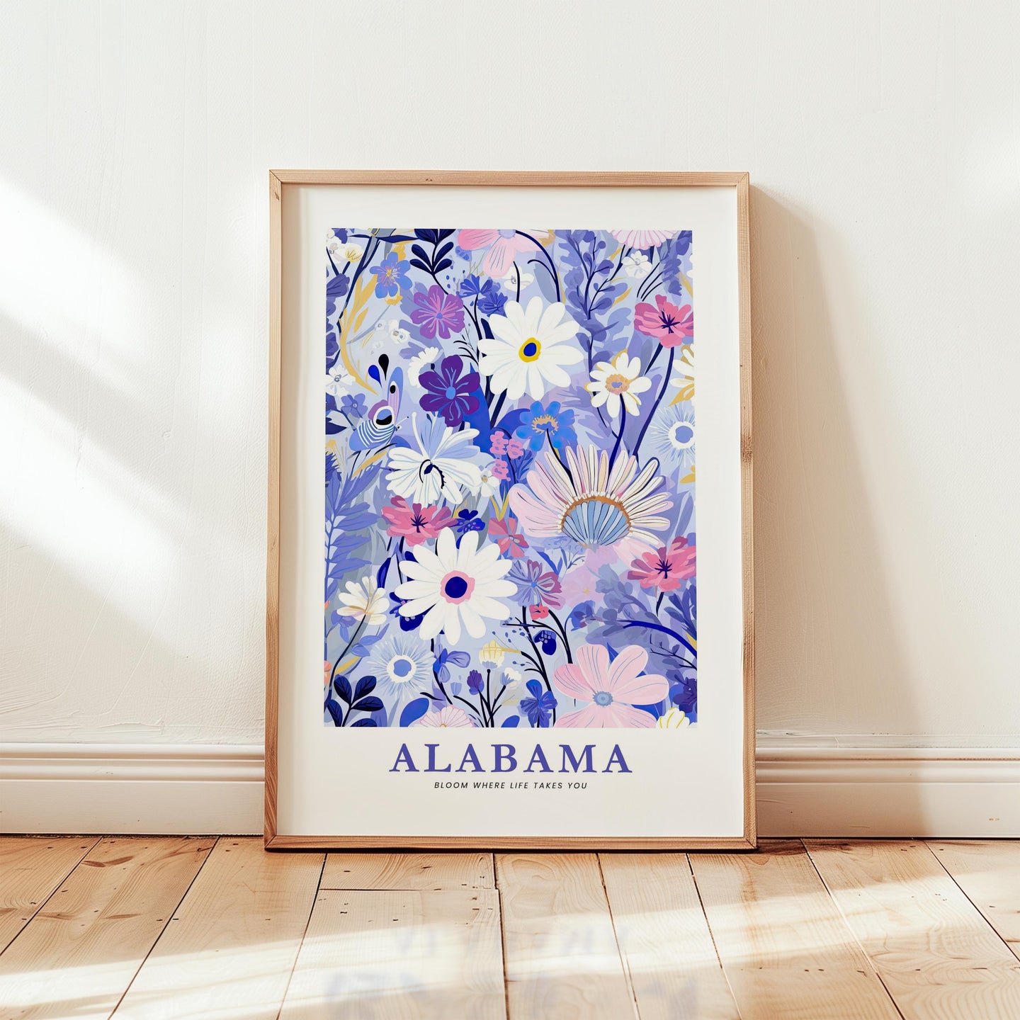 Alabama Flower Art Print