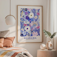 Alabama Flower Art Print