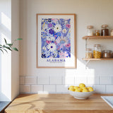 Alabama Flower Art Print