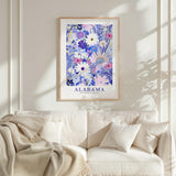 Alabama Flower Art Print