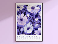 Palm Springs Flower Market Poster