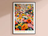 Cordoba Flower Market Poster