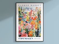 Copenhagen Flower Market Poster