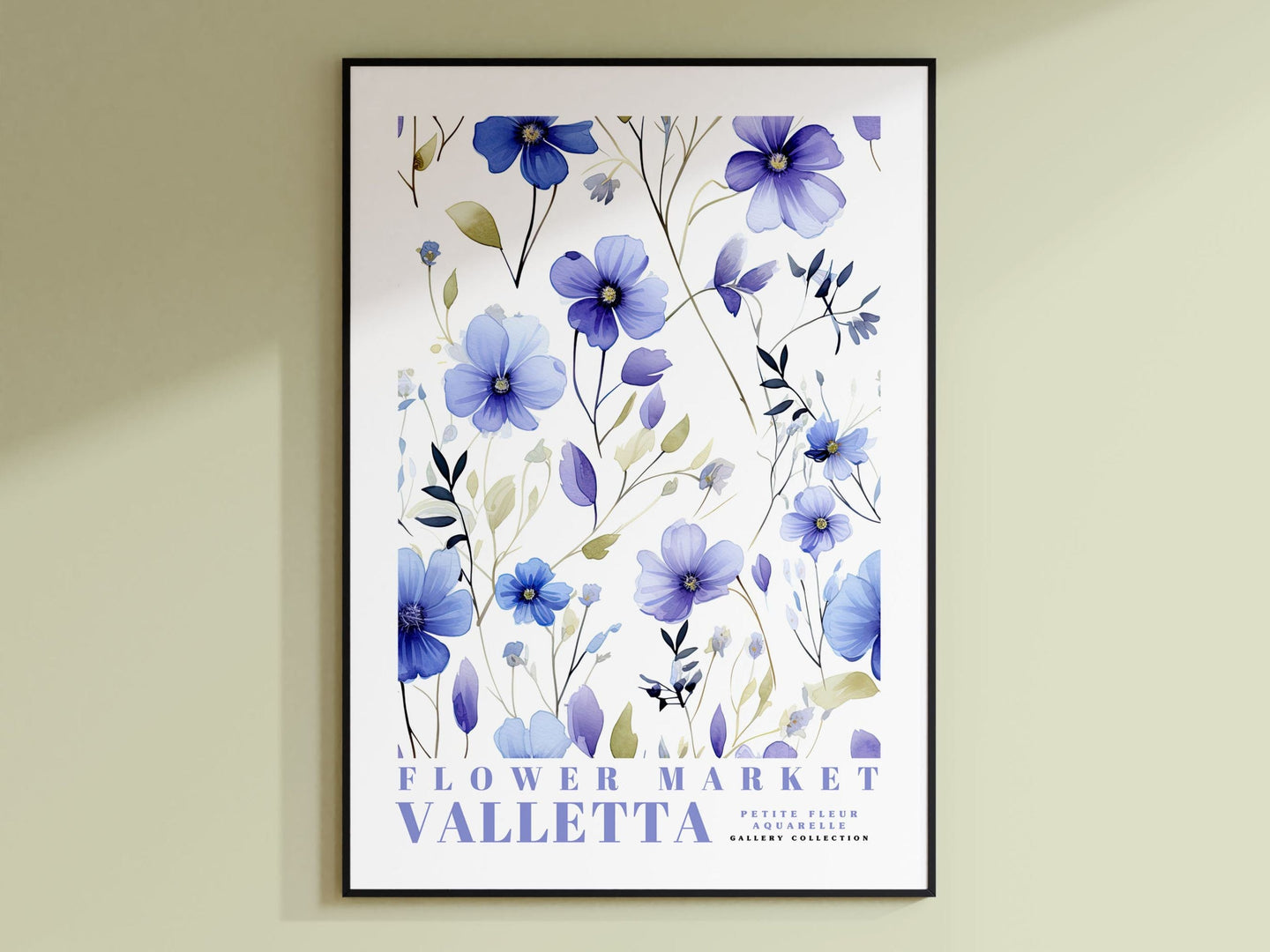 Valletta Flower Market Poster