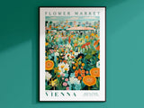 Wiens blomstermarked plakat 