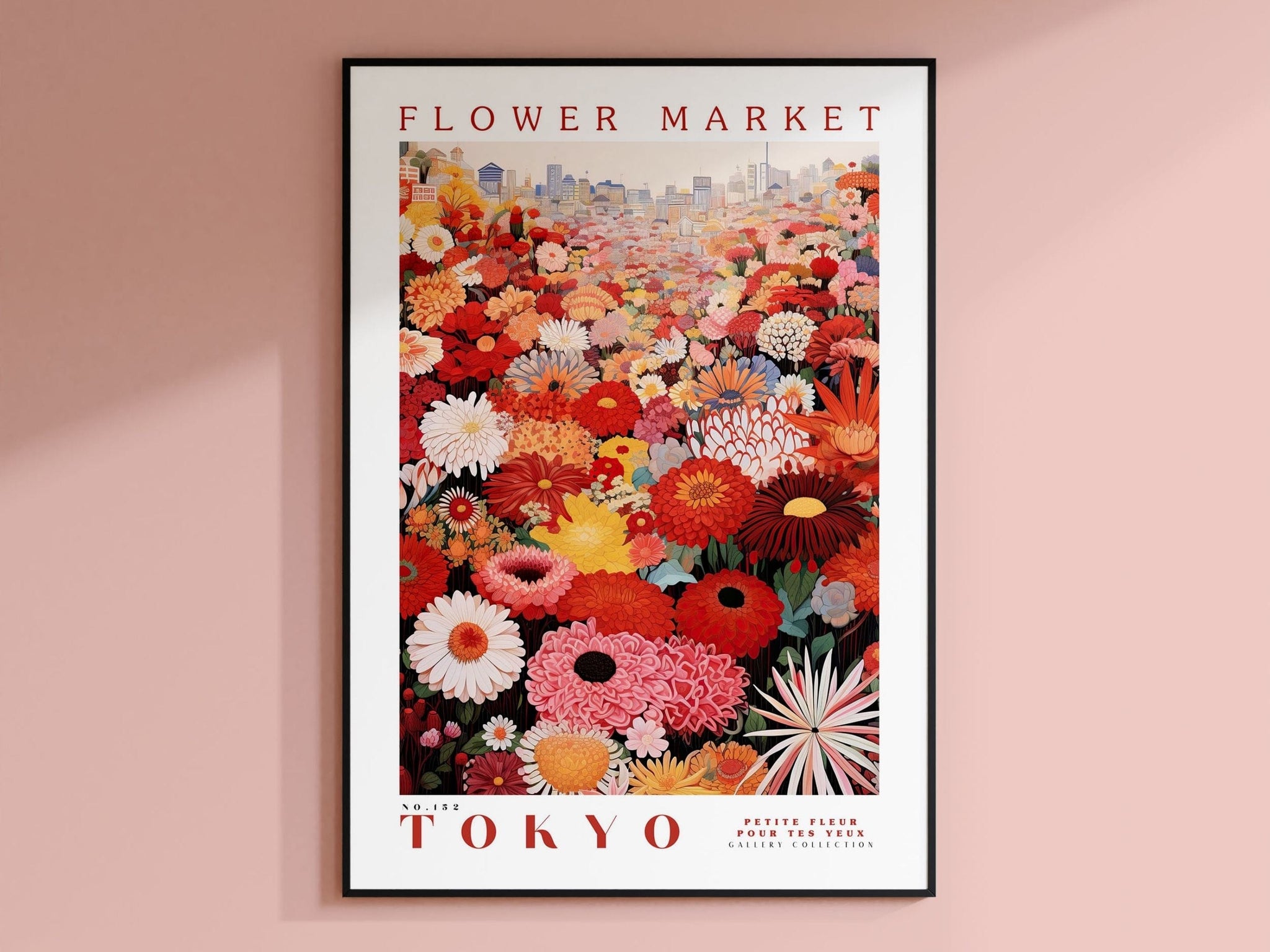 Tokyo Flower Market Poster