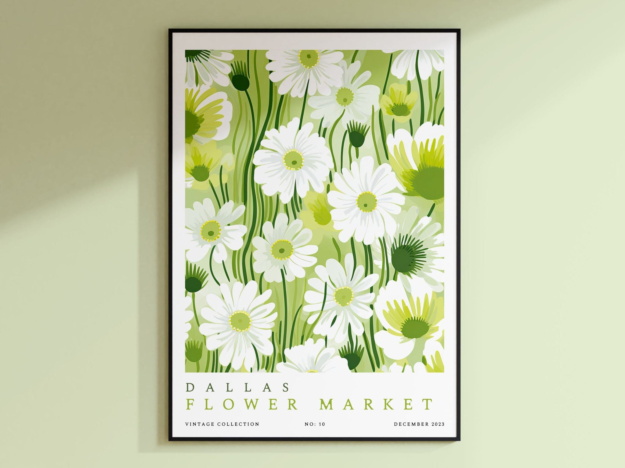 Dallas Flower Market Poster