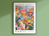 Korfu Flower Market Poster
