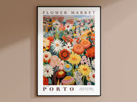 Porto Flower Market Poster