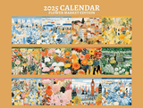 2025 Calendar with Floral Illustrations - 8.5" x 11" (US) - A4 (EU) - Enchanted SightsCalendarsEnchanted Sights