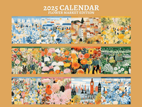 2025 Calendar with Floral Illustrations - 8.5" x 11" (US) - A4 (EU) - Enchanted SightsCalendarsEnchanted Sights