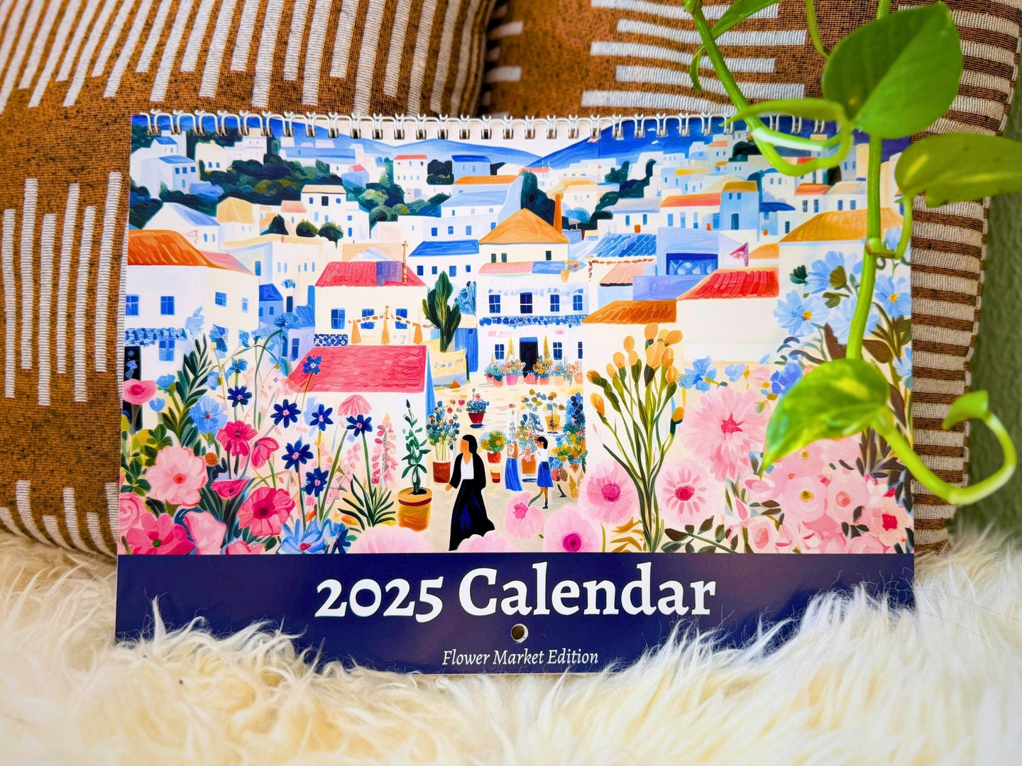 2025 Calendar with Floral Illustrations - 8.5" x 11" (US) - A4 (EU) - Calendars - Enchanted Sights