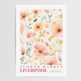 Liverpool Flower Market Poster