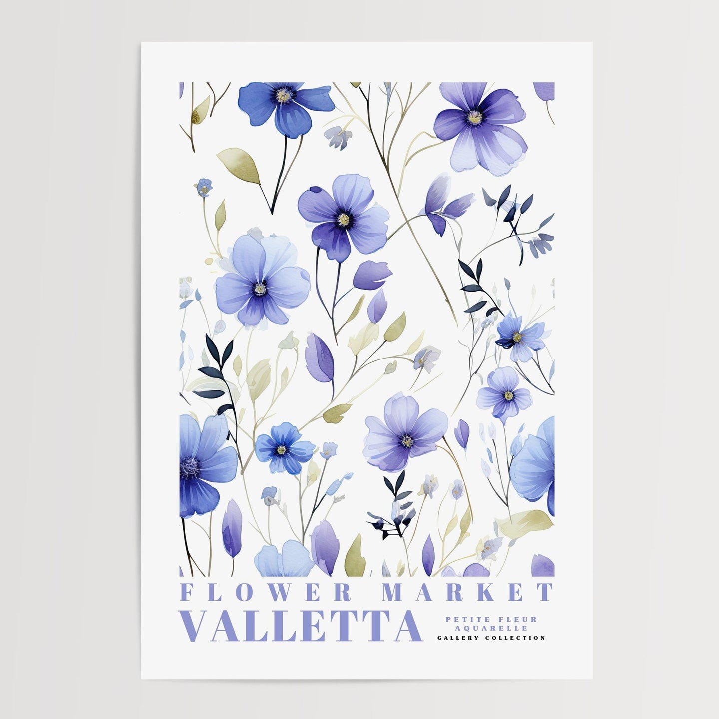 Valletta Flower Market Poster