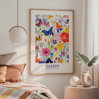 Idaho Flower Art Print