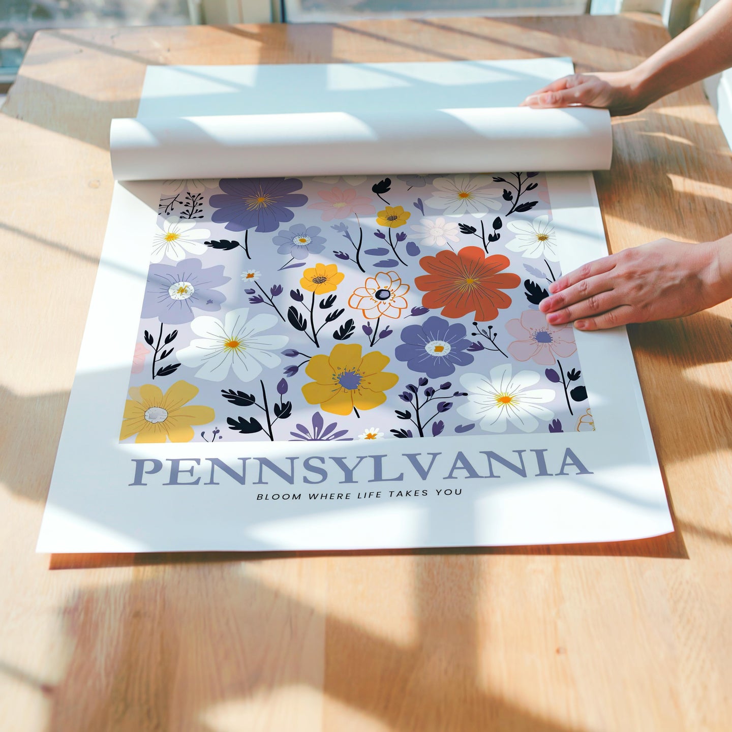 Pennsylvania Flower Art Print