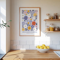 Pennsylvania Flower Art Print