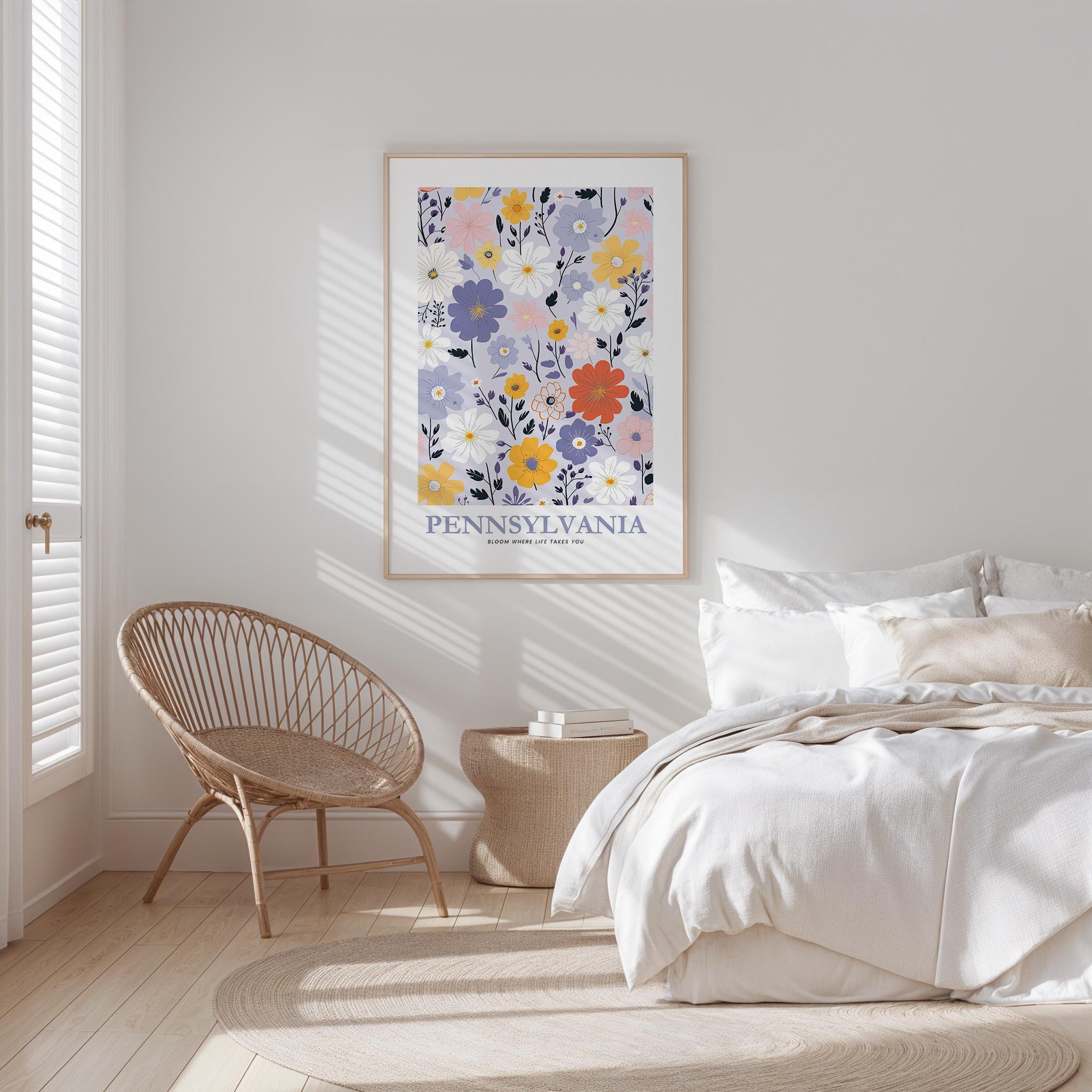 Pennsylvania Flower Art Print
