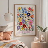 New Mexico Flower Art Print