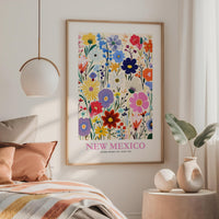 New Mexico Flower Art Print