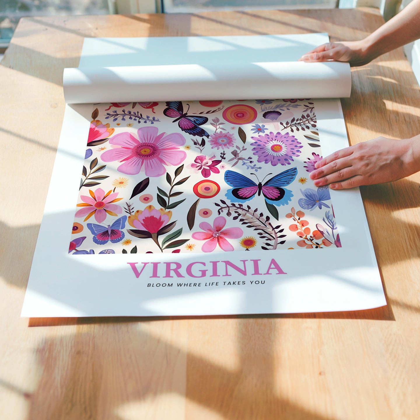 Virginia Flower Art Print