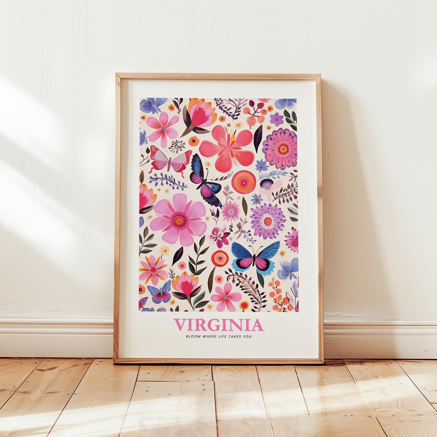 Virginia Flower Art Print