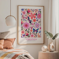 Virginia Flower Art Print