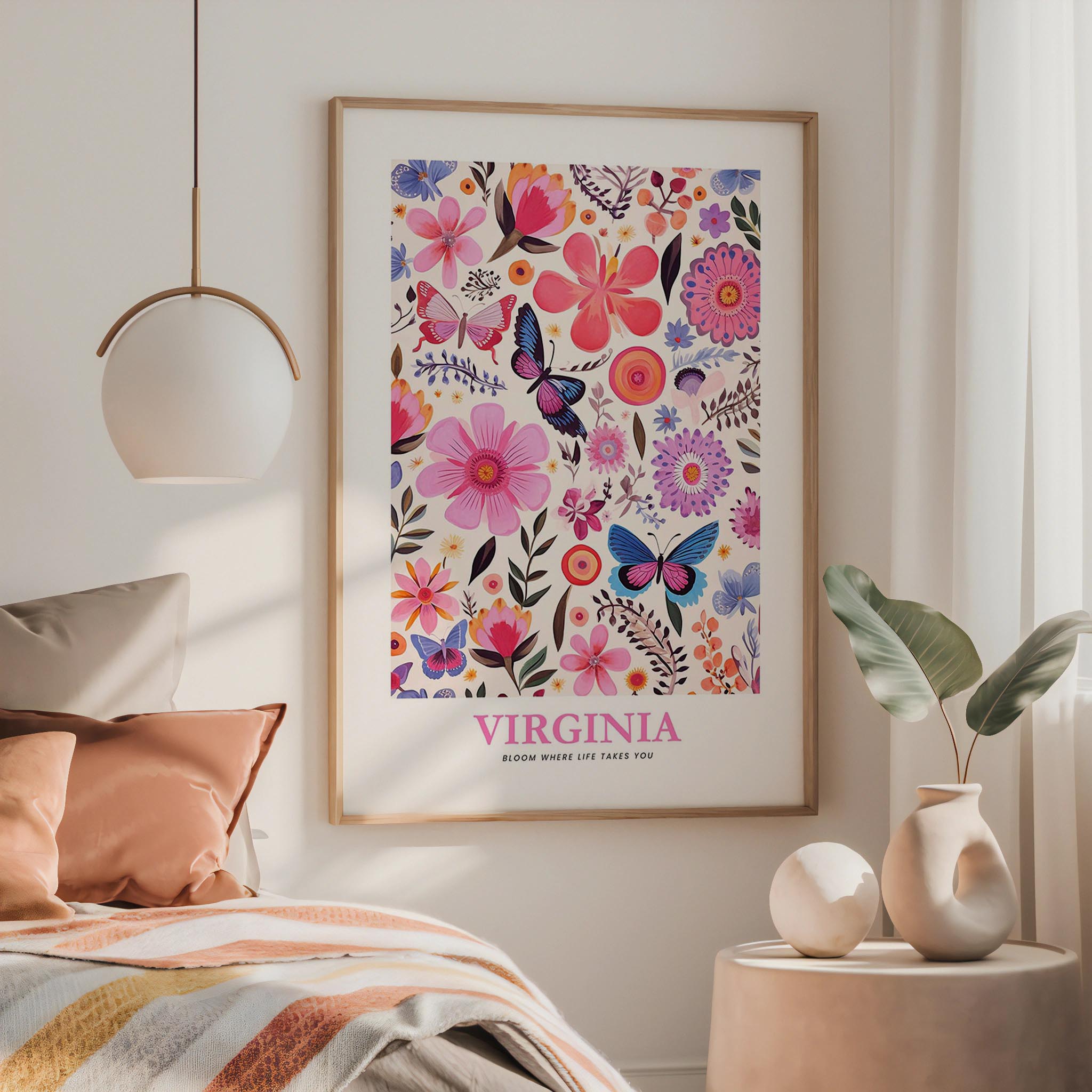 Virginia Flower Art Print