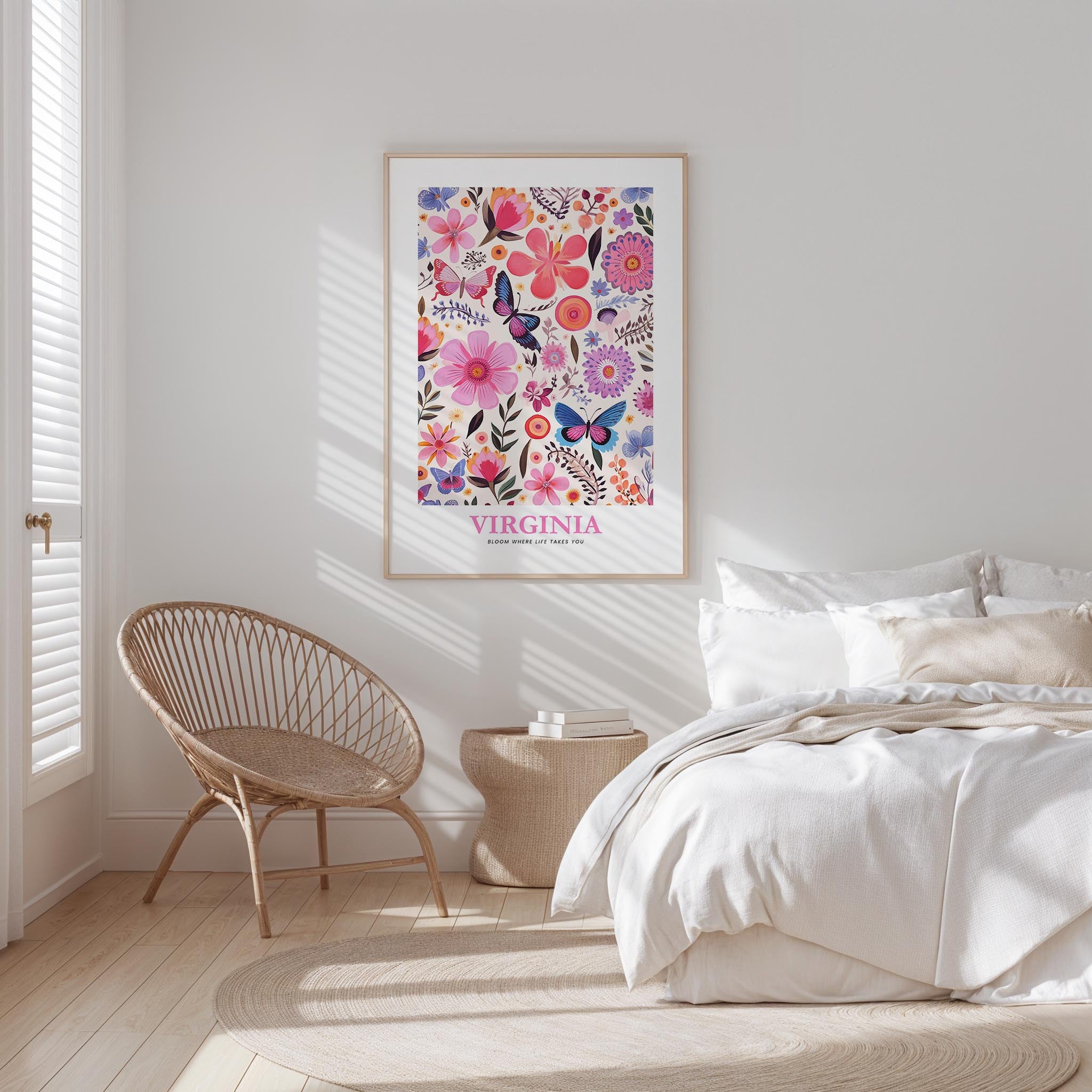Virginia Flower Art Print
