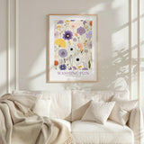 Washington Flower Art Print