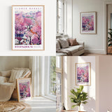 a collage of pictures of a living room
