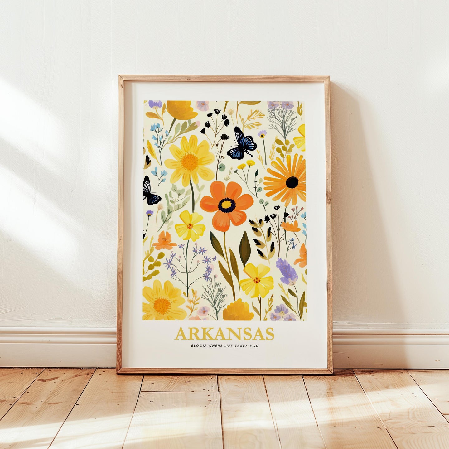 Arkansas Flower Art Print