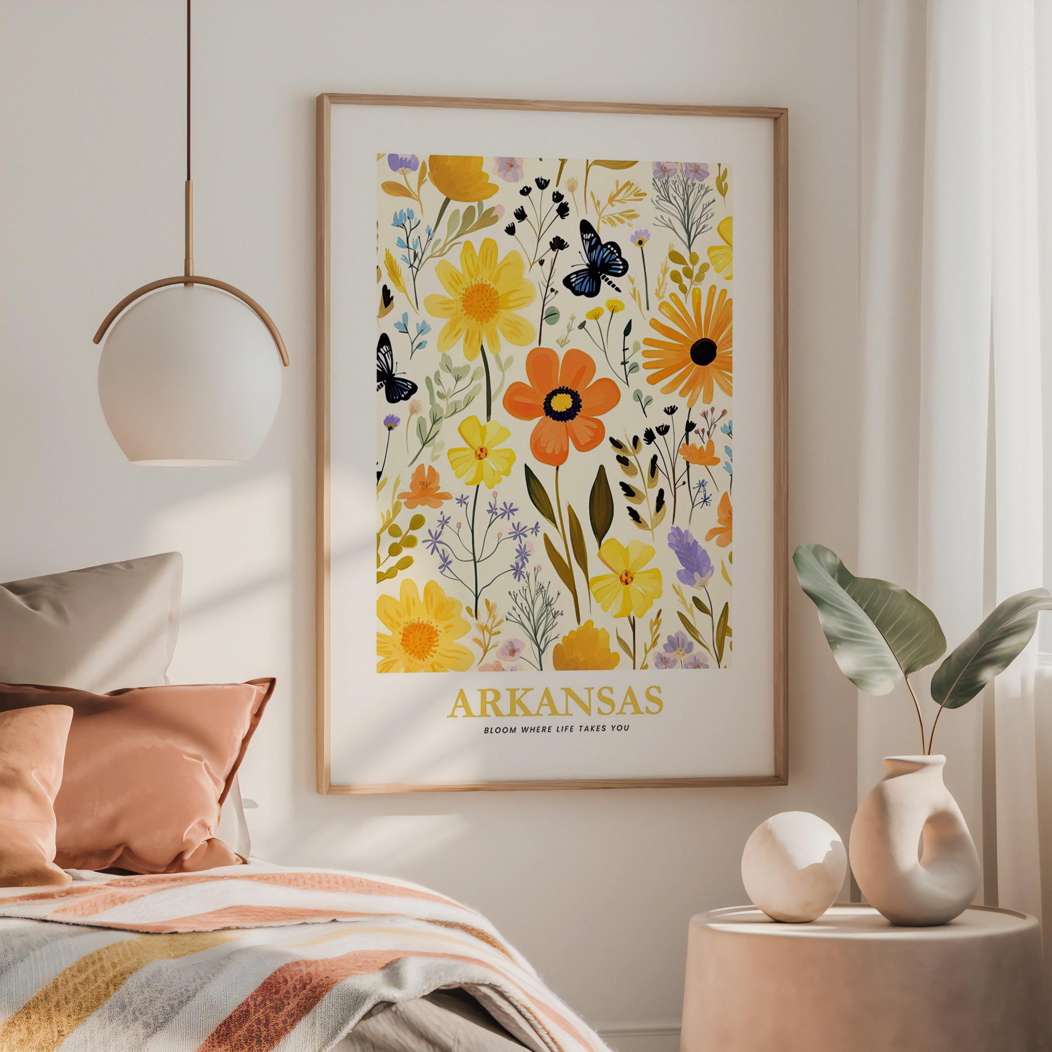 Arkansas Flower Art Print