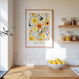 Arkansas Flower Art Print