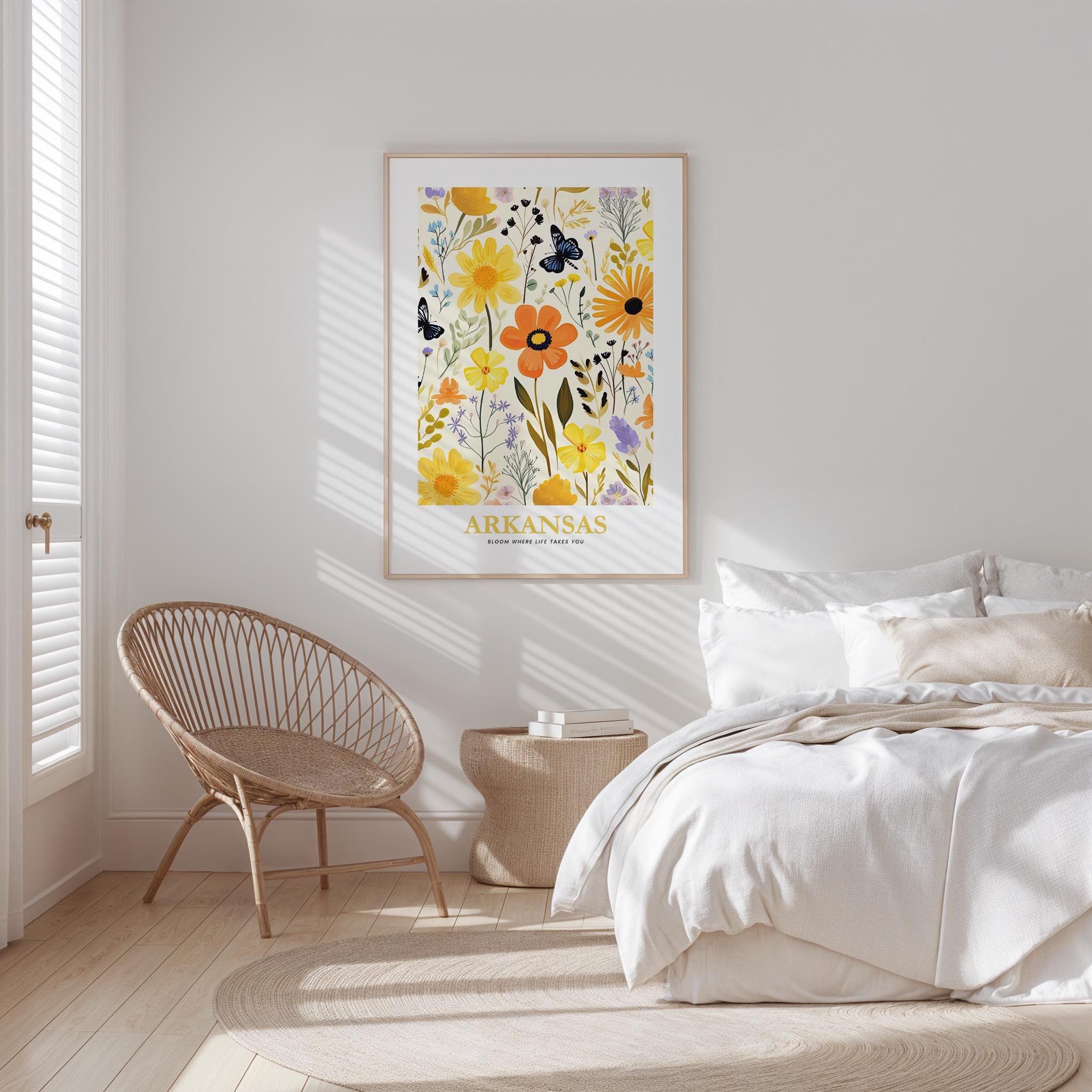 Arkansas Flower Art Print