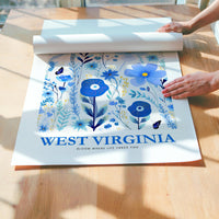 West Virginia Flower Art Print