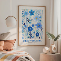 West Virginia Flower Art Print
