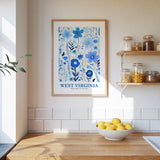 West Virginia Flower Art Print
