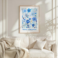 West Virginia Flower Art Print