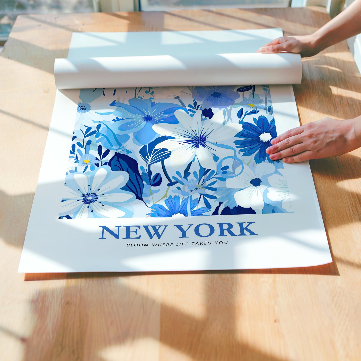 New York Flower Art Print