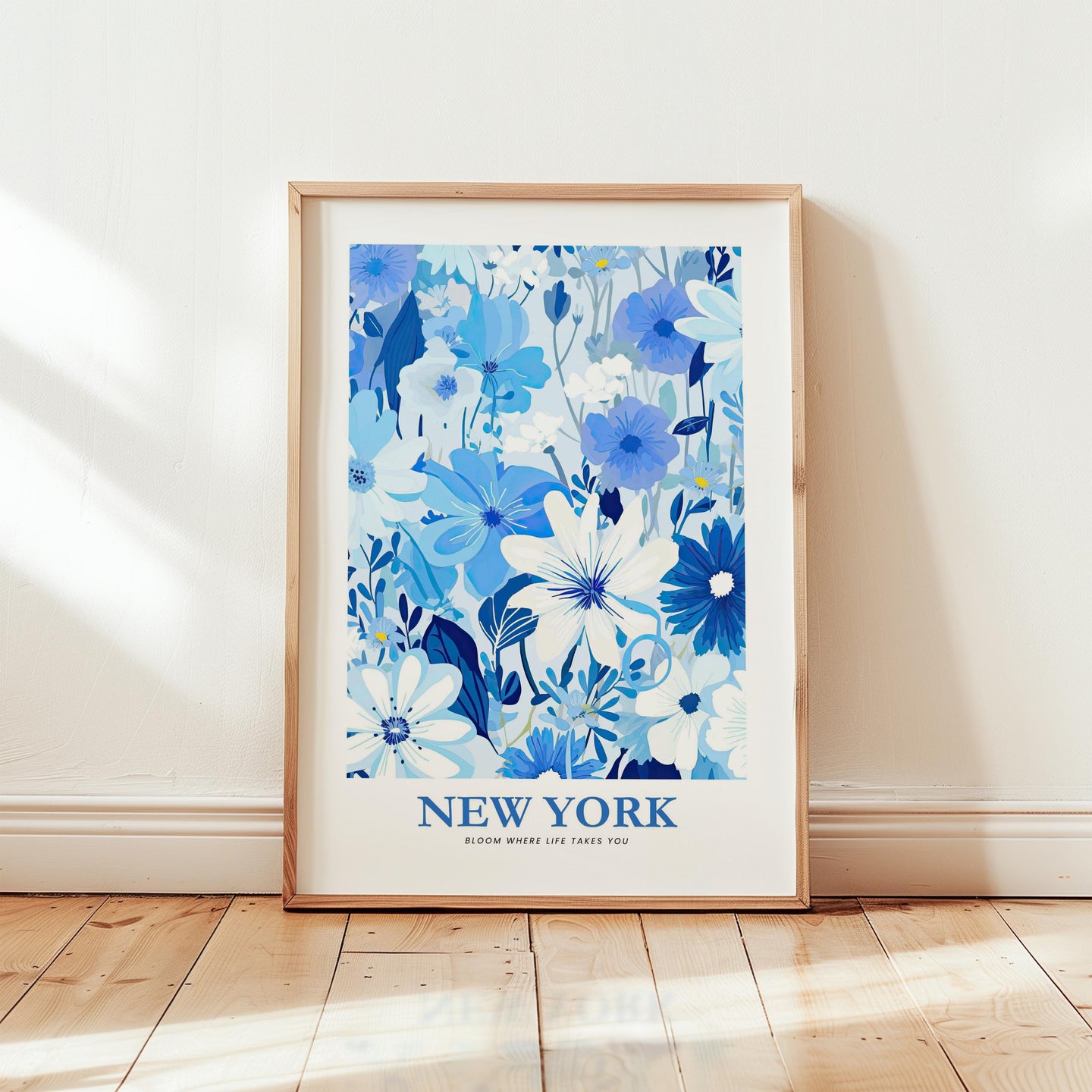 New York Flower Art Print