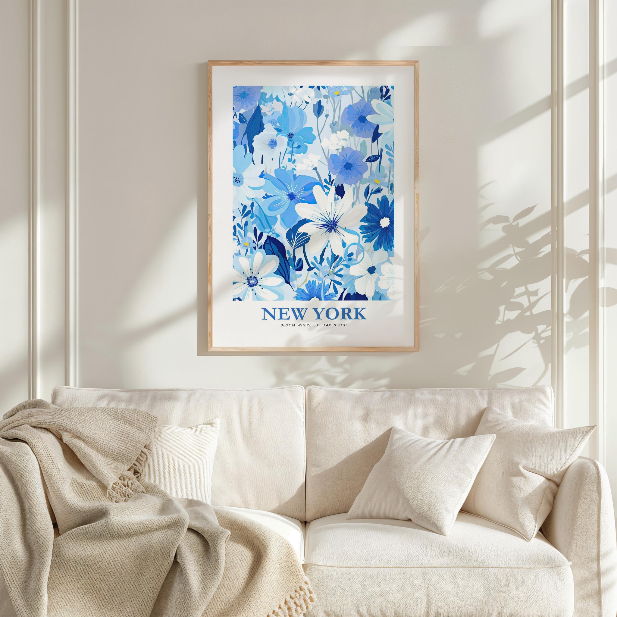 New York Flower Art Print
